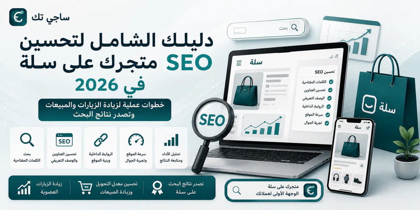 الدليل الشامل لتحسين SEO متجرك على سلة في 2026: ضاعف مبيعاتك مجاناً